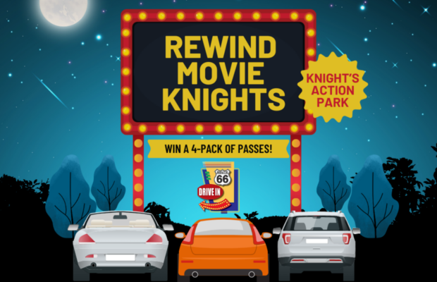 Win Route 66 Drive-in tickets with Rewind Movie Knights